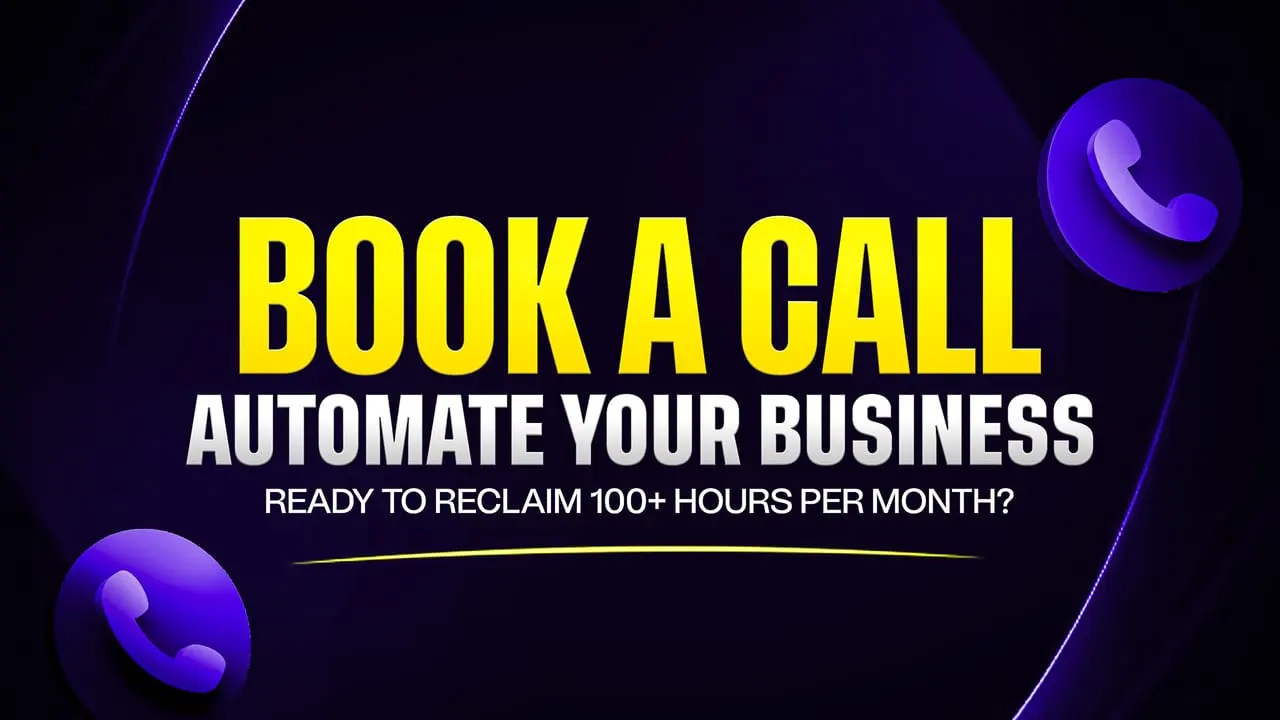 Muhtasim Seyan's Featured card: book a call, automate your business