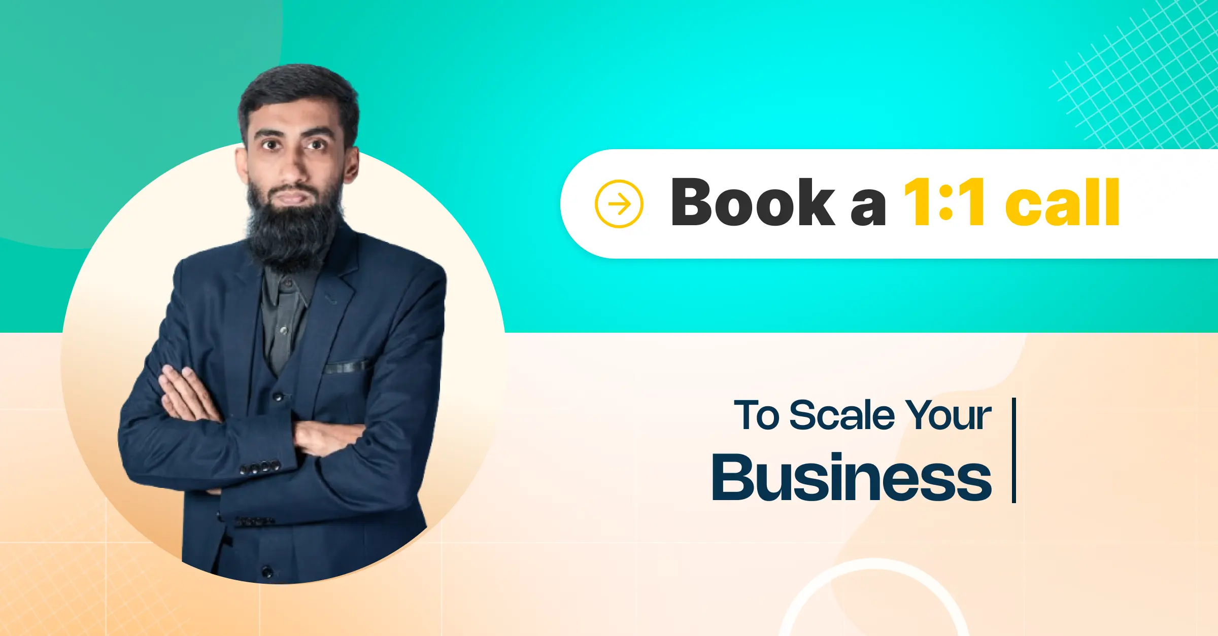 Sabbir Hassan's Featured card: book a 1:1 call