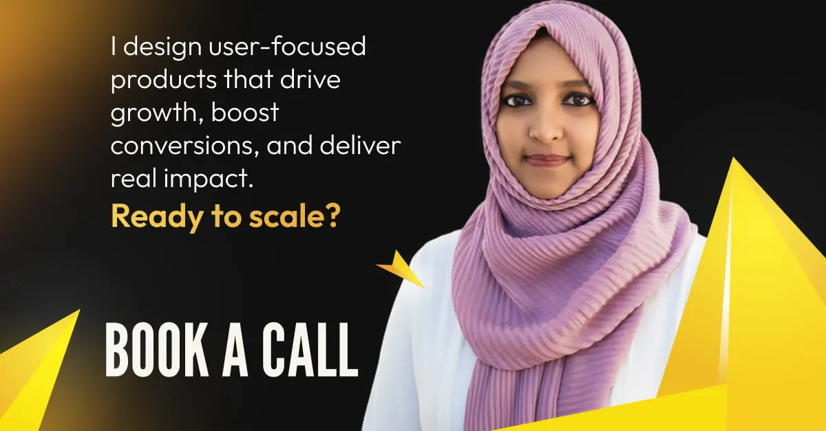 Zakera Wadud's Featured card: ready to scale? Book a call
