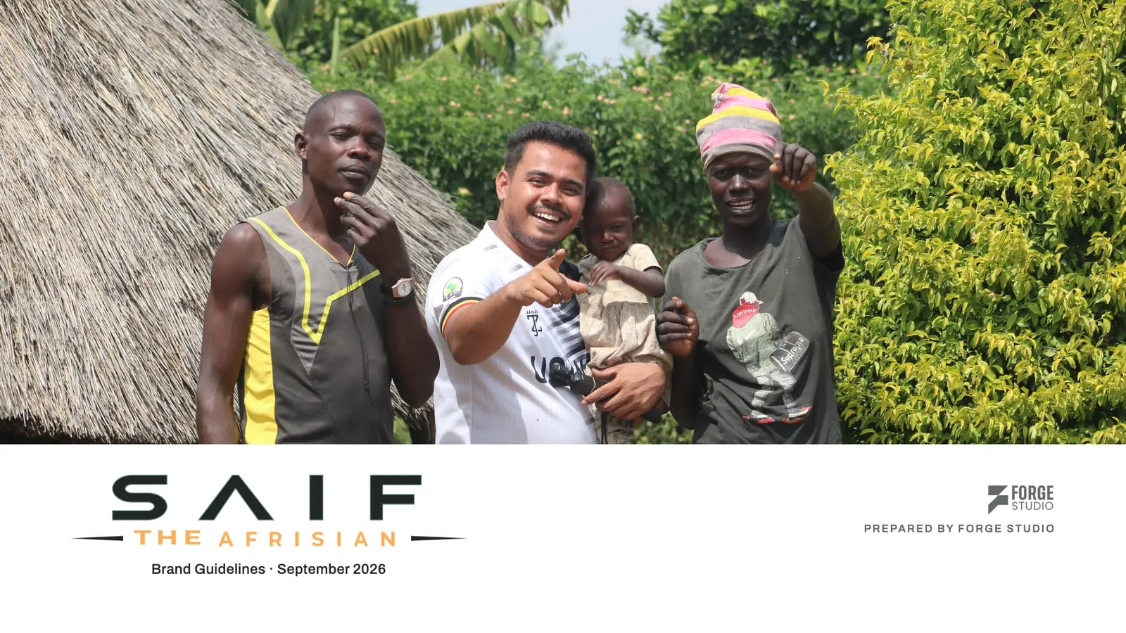 Cover of the Saif Afrisian brand guideline