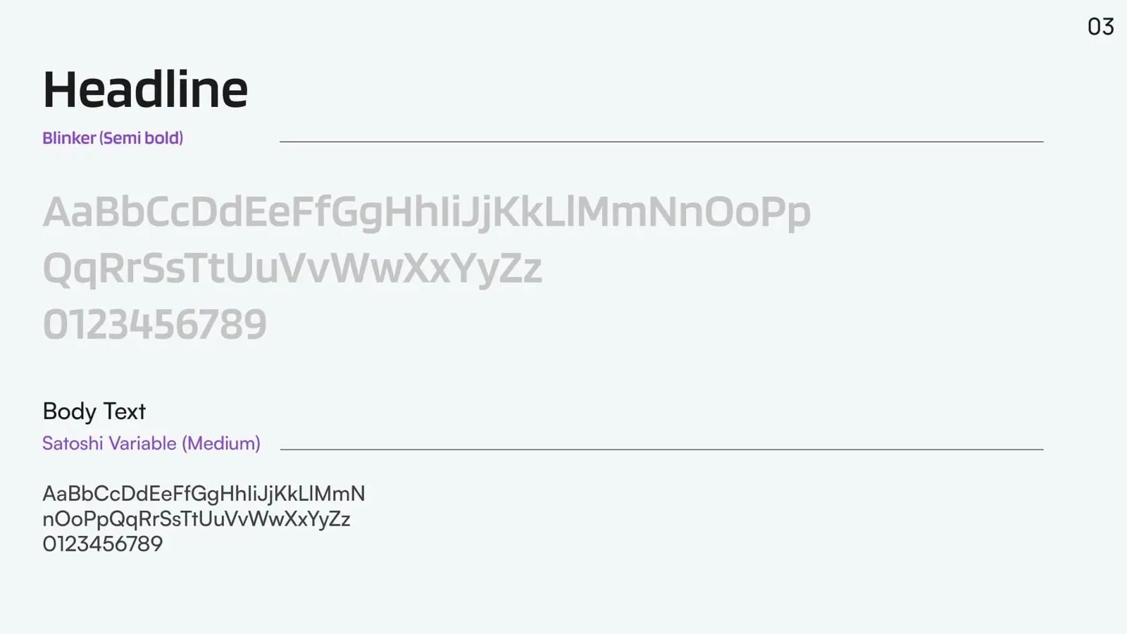 Md Jubayer Rahman Anik brand guideline, page 3: Typography