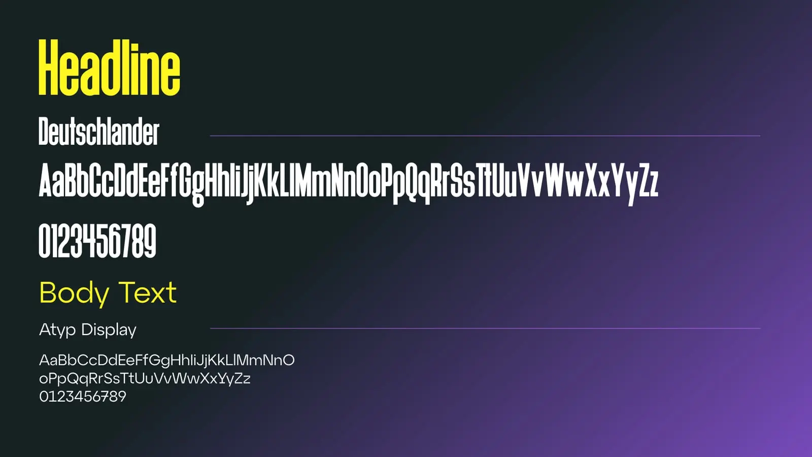 Md Asifuzzaman Reyad brand guideline, page 3: Typography
