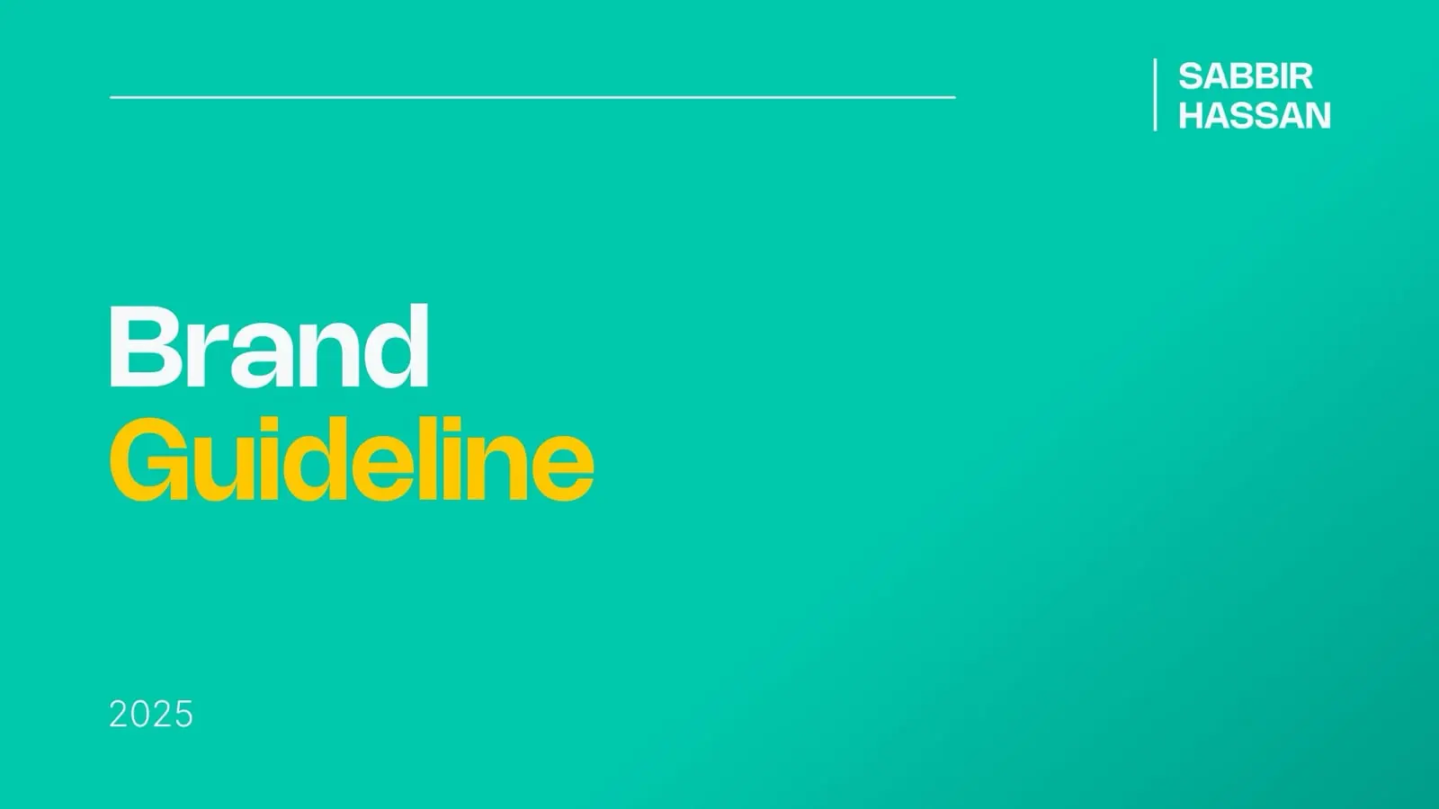 GenXSolution brand guideline, page 1: Cover