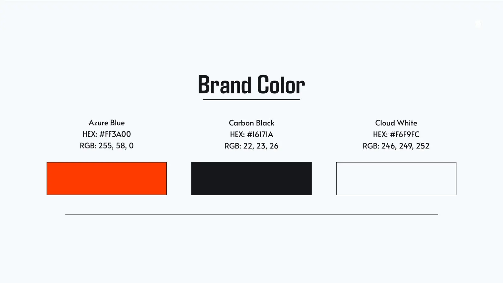 Imran Hosen Sajib brand guideline, page 5: Brand colour