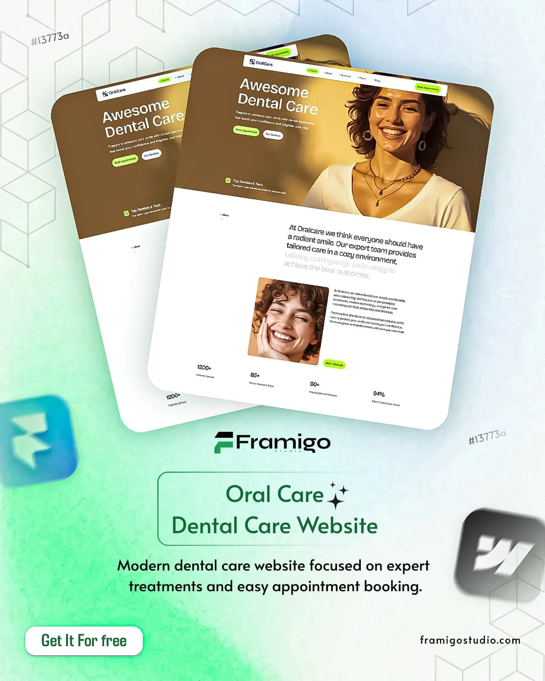 Framigo post: Dental care website post