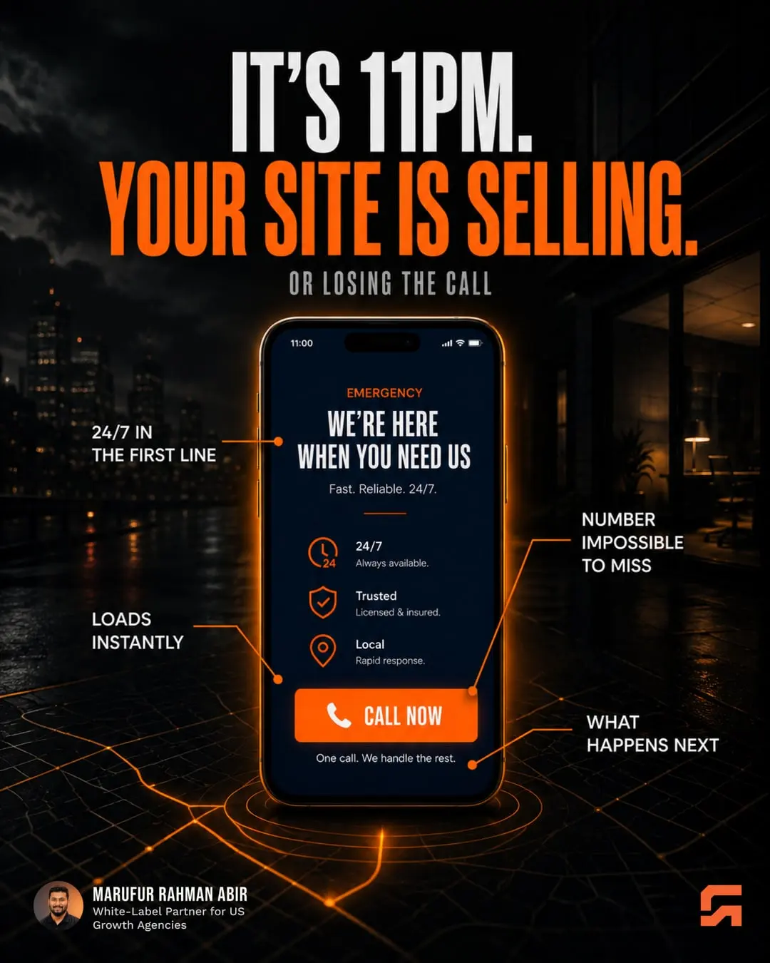 WebGuider post: It's 11 PM. Your site is selling.