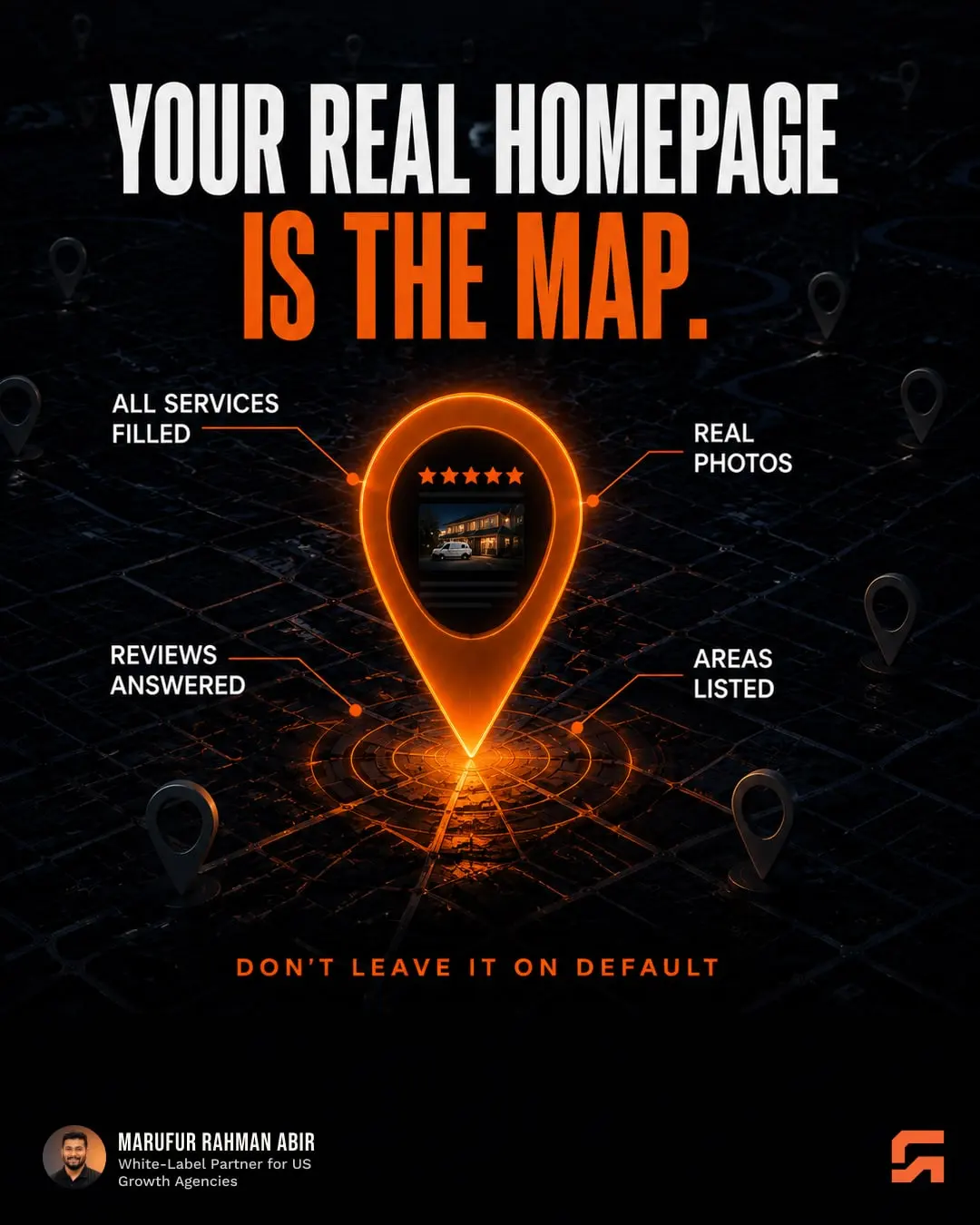 WebGuider post: Your real homepage is the map